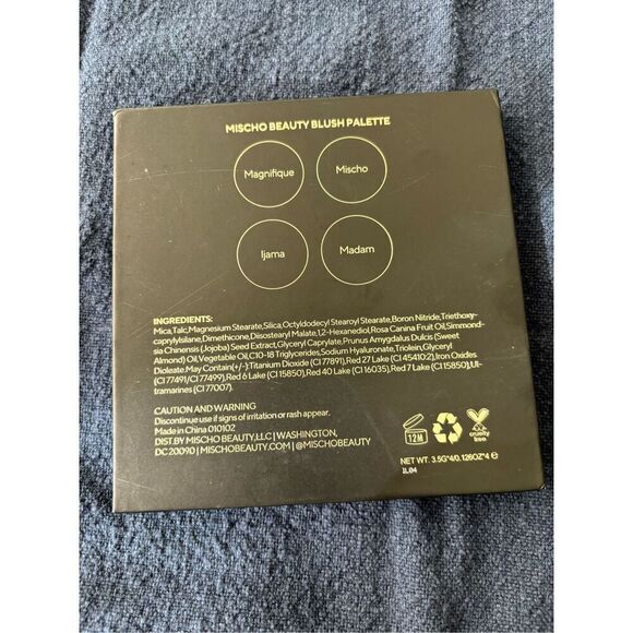 Brand New Mischo Beauty Women's Limited Edition Four Color Blush Palette - Picture 5 of 5